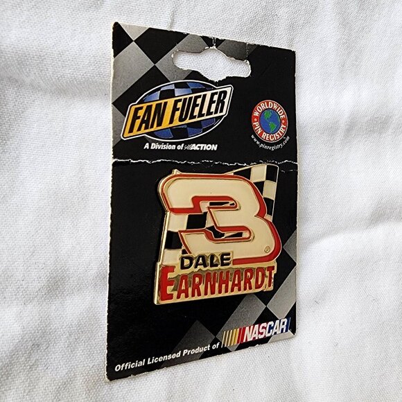 Dale Earnhardt Fan Fueler Nascar Childress Racing 1998 Vintage Collector Pinback - Picture 3 of 4